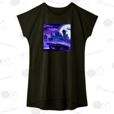 サイバーパンク、夜景、自動車 2