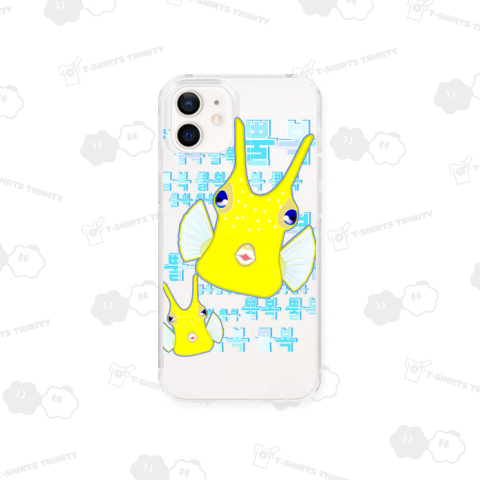 コンゴウフグが2匹います ハングルデザイン