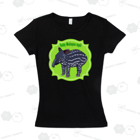 Baby Malayan tapir(マレーバクの子供)