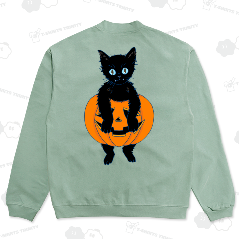 ハロウィンにゃんこさん バックプリント