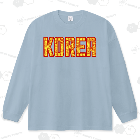 KOREA (ハングルデザイン)イエロー&レッド