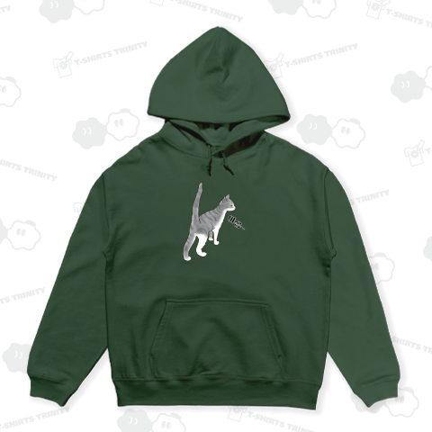 虎柄の子猫 ハングル擬音デザイン