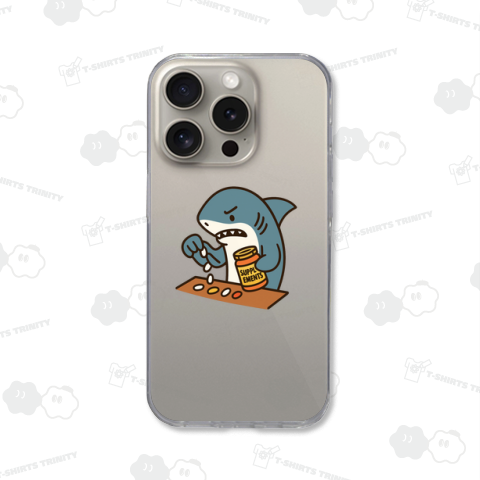 サプリメントを数えているサメ