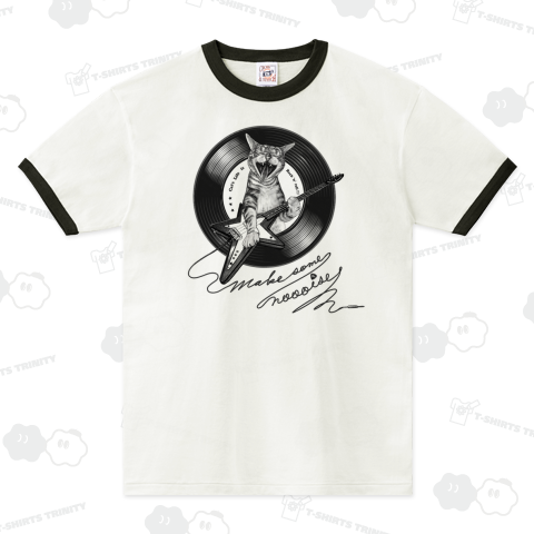 Make some noooise! リンガーTシャツ(6.2オンス)