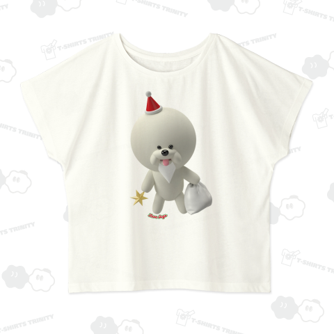 クリスマスに突然立ったビションフリーゼ(3D)