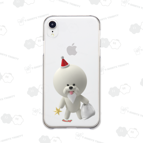 クリスマスに突然立ったビションフリーゼ(3D)