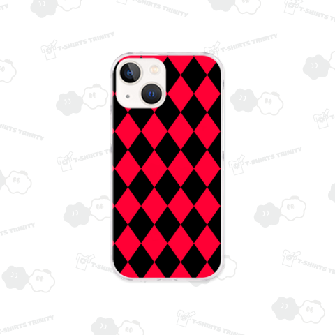 パターン(黒赤ダイヤ柄)