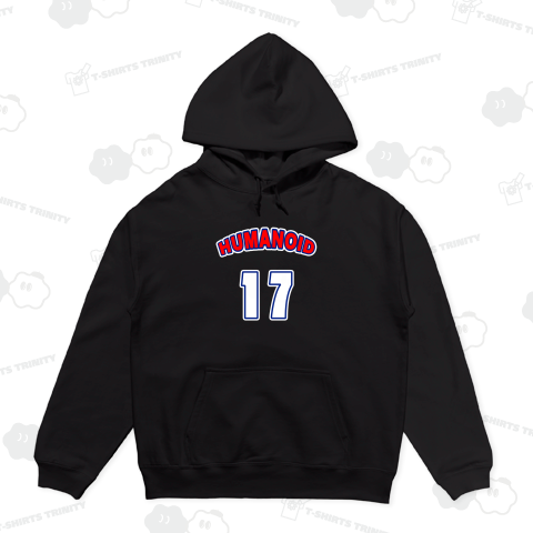 HUMANOID 17(ヒューマノイド17)/人型ロボット17号/英文字デザインTシャツ(おススメ色:黒)