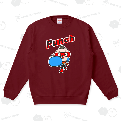 火山マン/パンチ/「Punch」文字入りデザイン