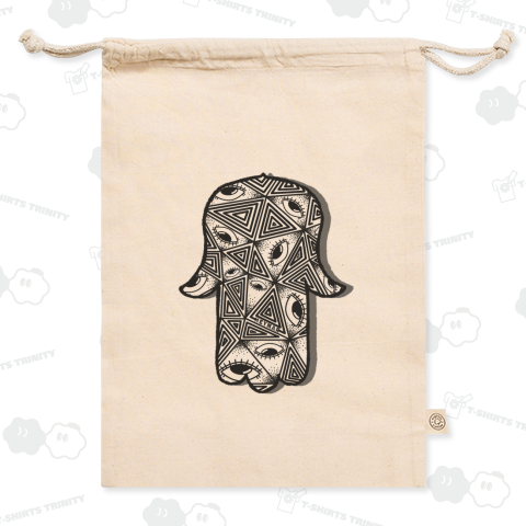 トライアングルeyes hamsa black