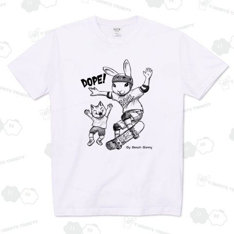 うさぎとねこ スケボー F