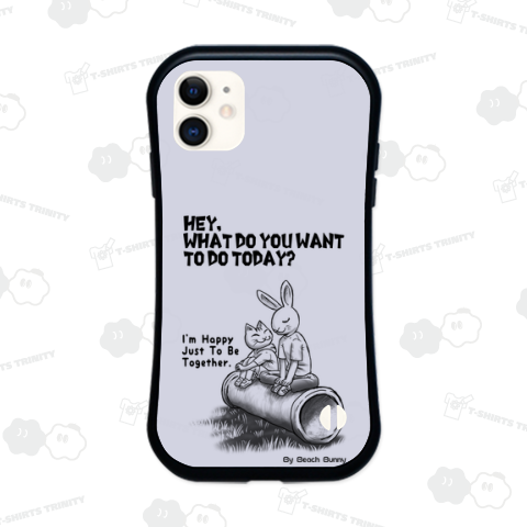 うさぎとねこ 今日は何する?