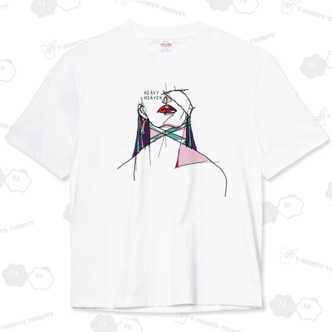 ヘビーヘヴン2 パープル HEAVY HEAVEN 針金アート風イラスト ワイヤーアート