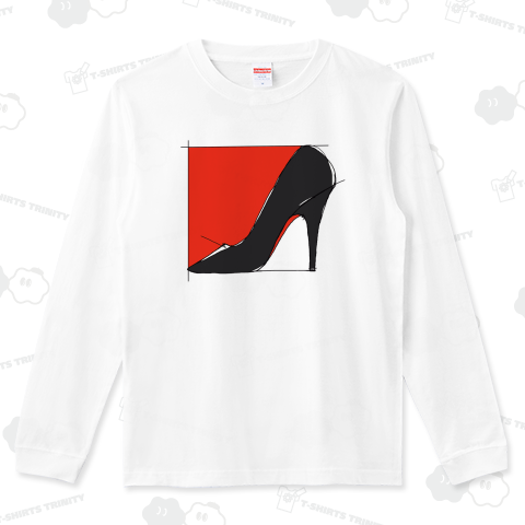 ピンヒール 黒 ハイヒール 針金アート