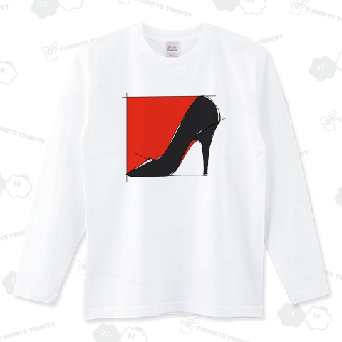 ピンヒール 黒 ハイヒール 針金アート