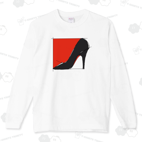 ピンヒール 黒 ハイヒール 針金アート