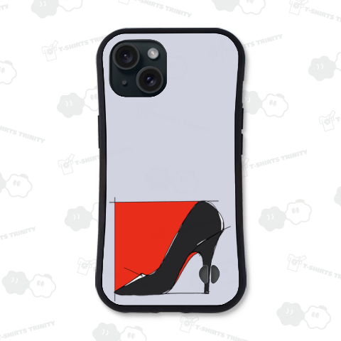 ピンヒール 黒 ハイヒール 針金アート