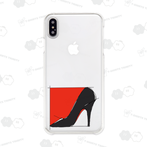 ピンヒール 黒 ハイヒール 針金アート