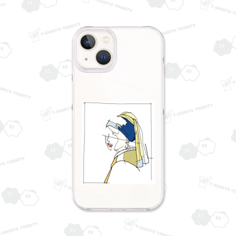 真珠の耳飾りの少女(カラー) フェルメール 針金アート