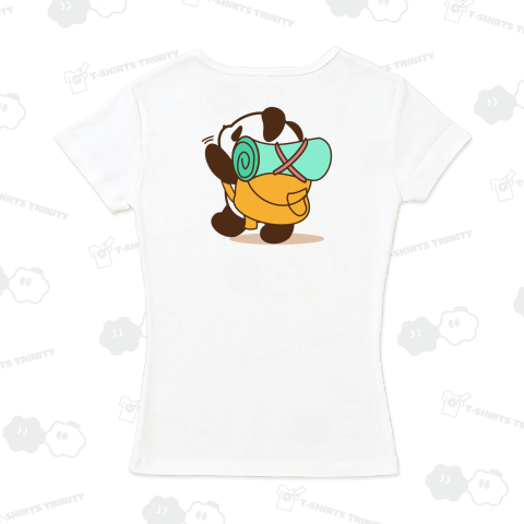 【バックプリント】行ってきます♪後ろ姿「パンダ、キャンプに行く」シリーズ