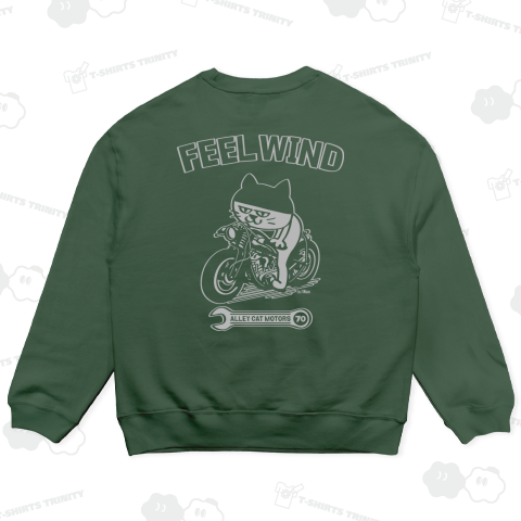 FEEL WIND(両面デザイン)〜ドラ猫モータース〜 5 白抜きバージョン