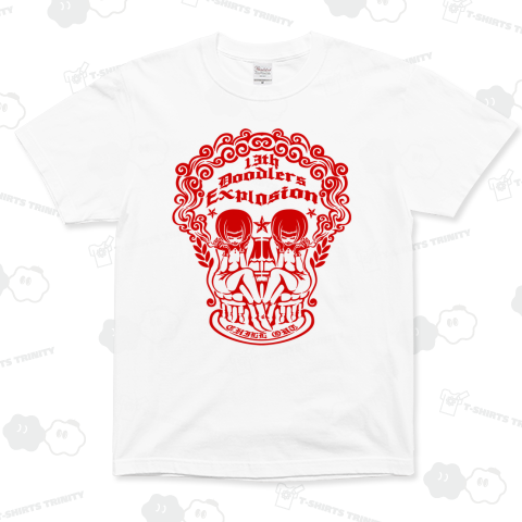 TWIN SISTERS by13TH DOODLERS EXPLOSION (RED)