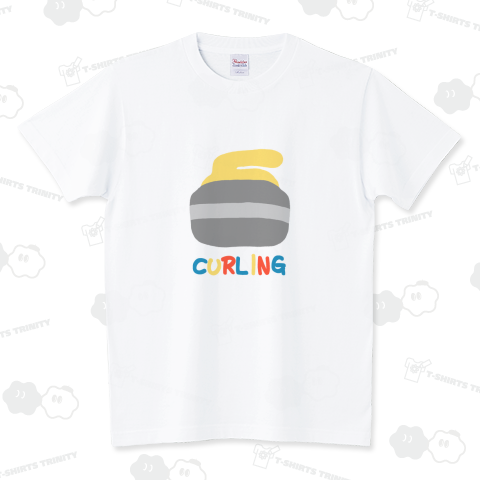 DSIカーリングTシャツ黄