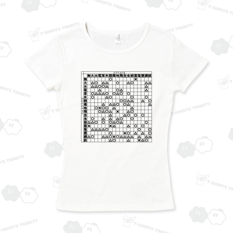 ポケモンGO相性表Tシャツ黒(相手の弱点まるわかり!)