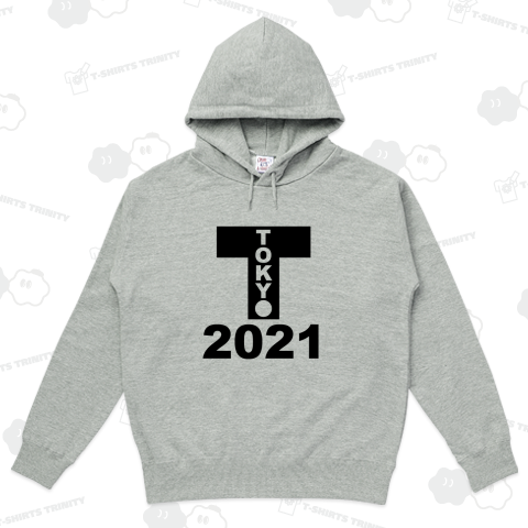 2021東京Tシャツ黒縦バージョン