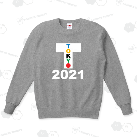 2021東京Tシャツ、カラー縦バージョン