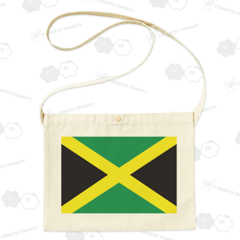 旧ジャマイカ国旗 --jamaica--    {・国旗・flag,フラッグ,シンプル,ボーダー,カラフル,図形,地図,イベント,野球,サッカー,レゲエ,線,模様,星柄,時事,政治・}
