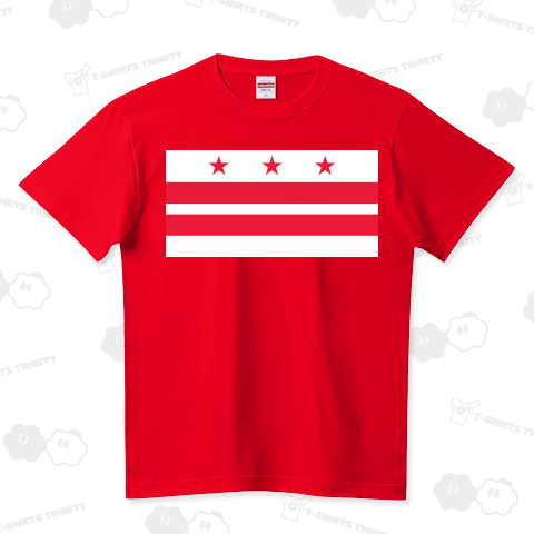 アメリカ合衆国ワシントンD.C コロンビア特別区の市旗-Flag of the District of Columbia-