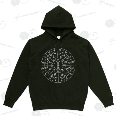 モトアケ(フトマニの図)銀・シルバーグレイロゴ