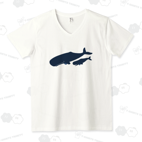 マッコウクジラの親子