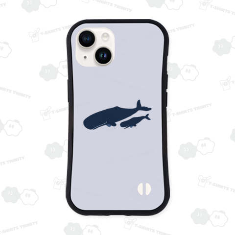 マッコウクジラの親子