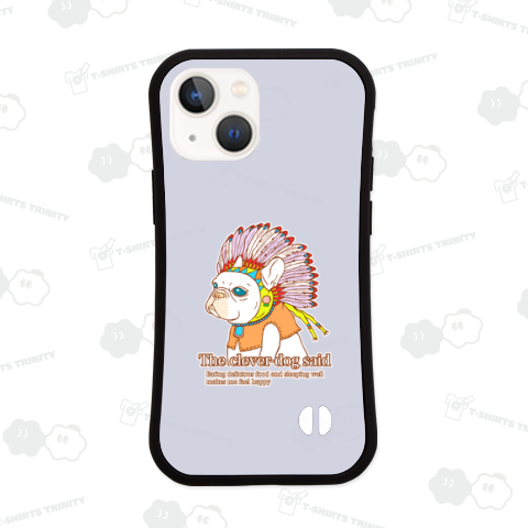 賢い犬の格言(パステル)