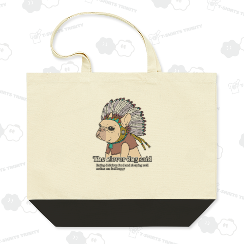 賢い犬の格言(ナチュラルカラー)