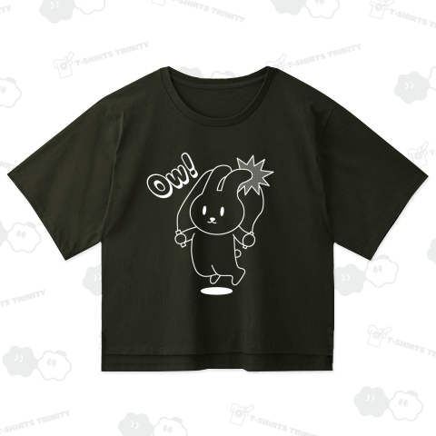 耳の長さを忘れるウサギ-縄跳び(ホワイト)