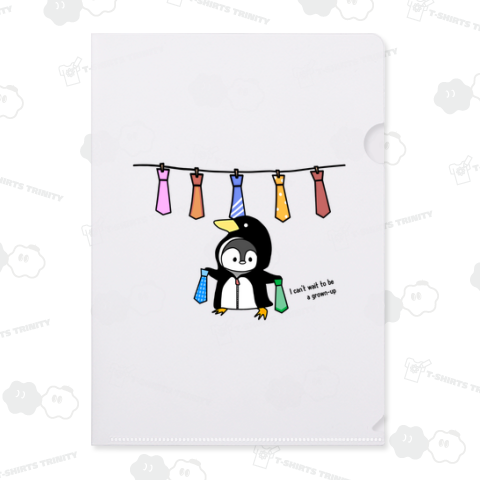 早く大人になりたいペンギン2(ネクタイ)
