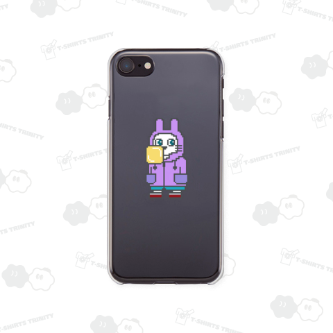 パーカーのウサギ