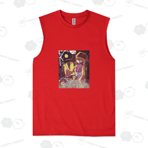 ハロウィンを楽しむ和服女性