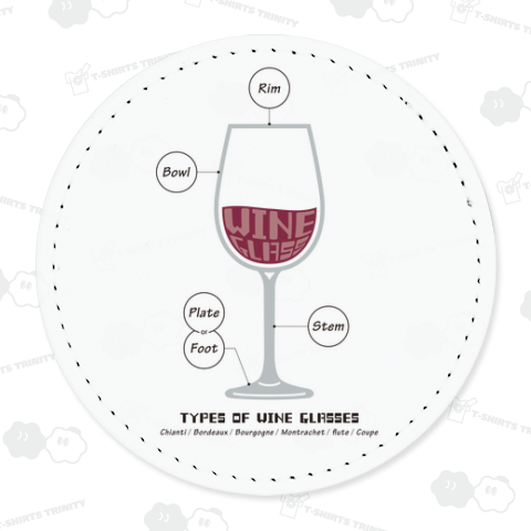 ワイングラス部位名称