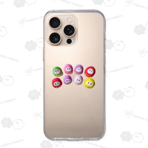 幸運だるまさん カラフル集合〜