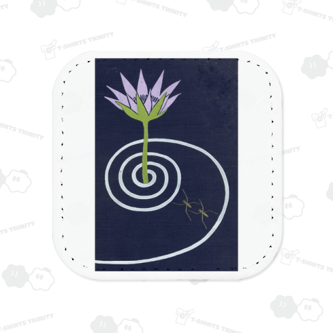 和柄 蓮の花とあめんぼう