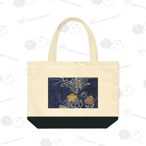 和風 染物 「植物柄」