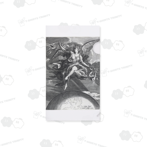 Allegory of Fame, Johann Sadeler (I), after Joos van Winghe, 1560 - 1600