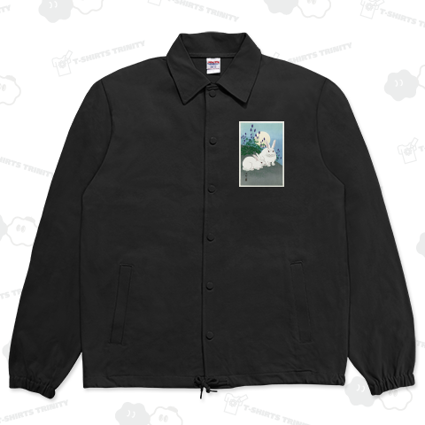 満月のウサギ、小原古邨、1920-1930年