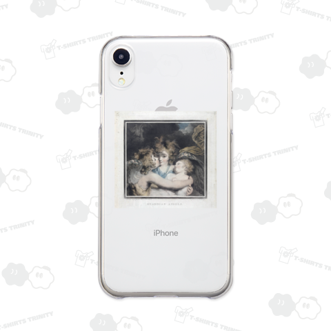 二人の天使と一人の子供 チャールズ・ハワード・ホッジス ジョシュア・レイノルズに倣って 1786年