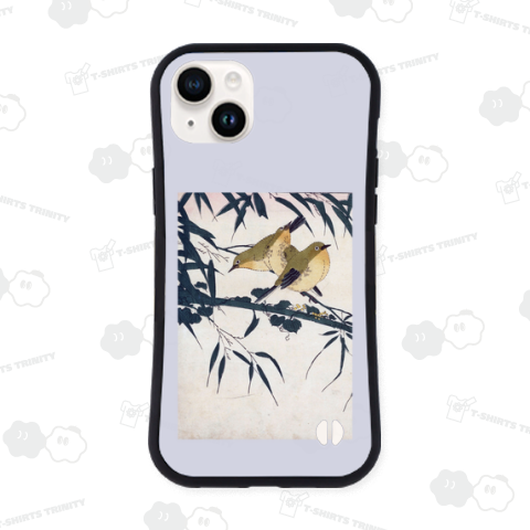 笹に繍眼児 喜多川歌麿 1796年頃 (切り取り)