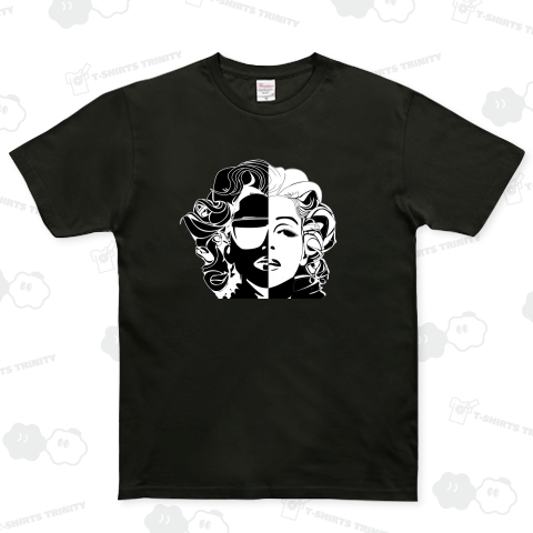 マリリン illustration(モノクロ)1